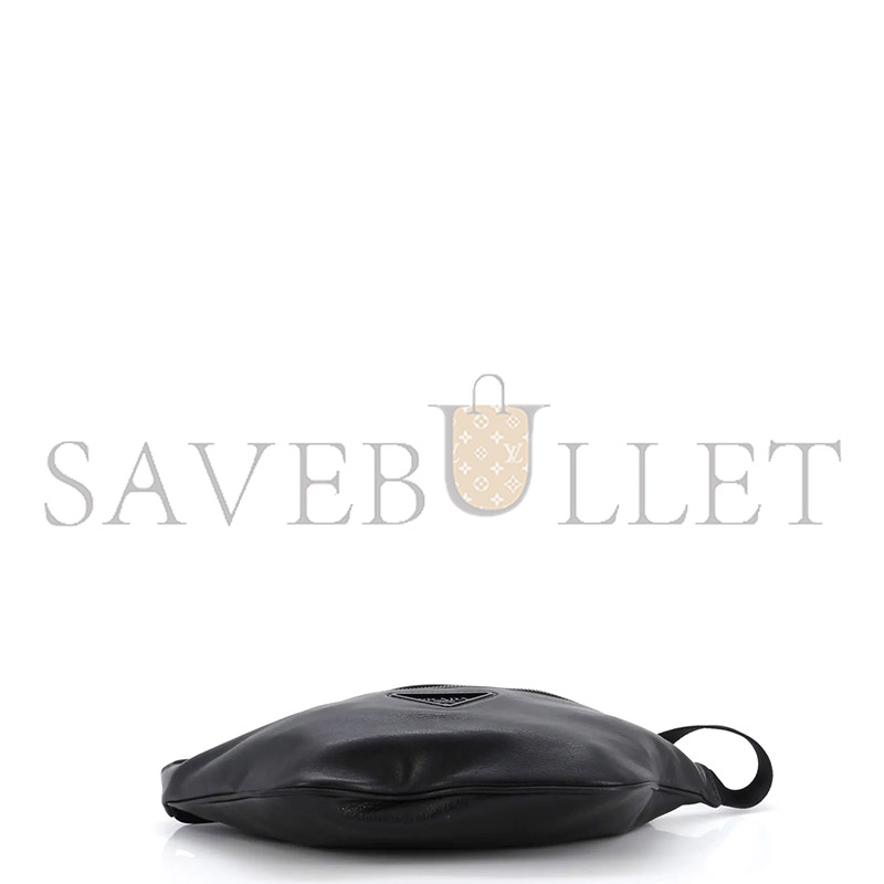 Pra*a zip belt bag leather small 2vl033 (18*15.5cm)